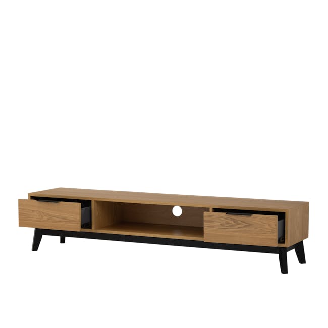 Malton TV Console 1.8m - Oak - 2