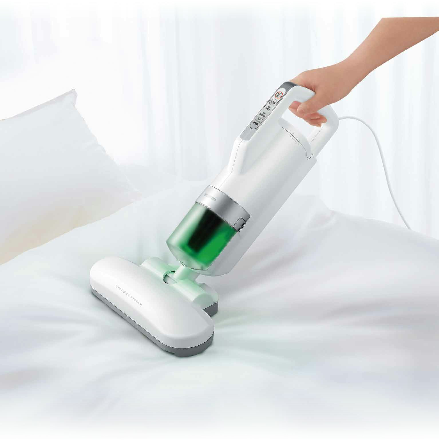 IRIS Ohyama Dust Mite Mattress/Furniture Vacuum Cleaner Silver (2