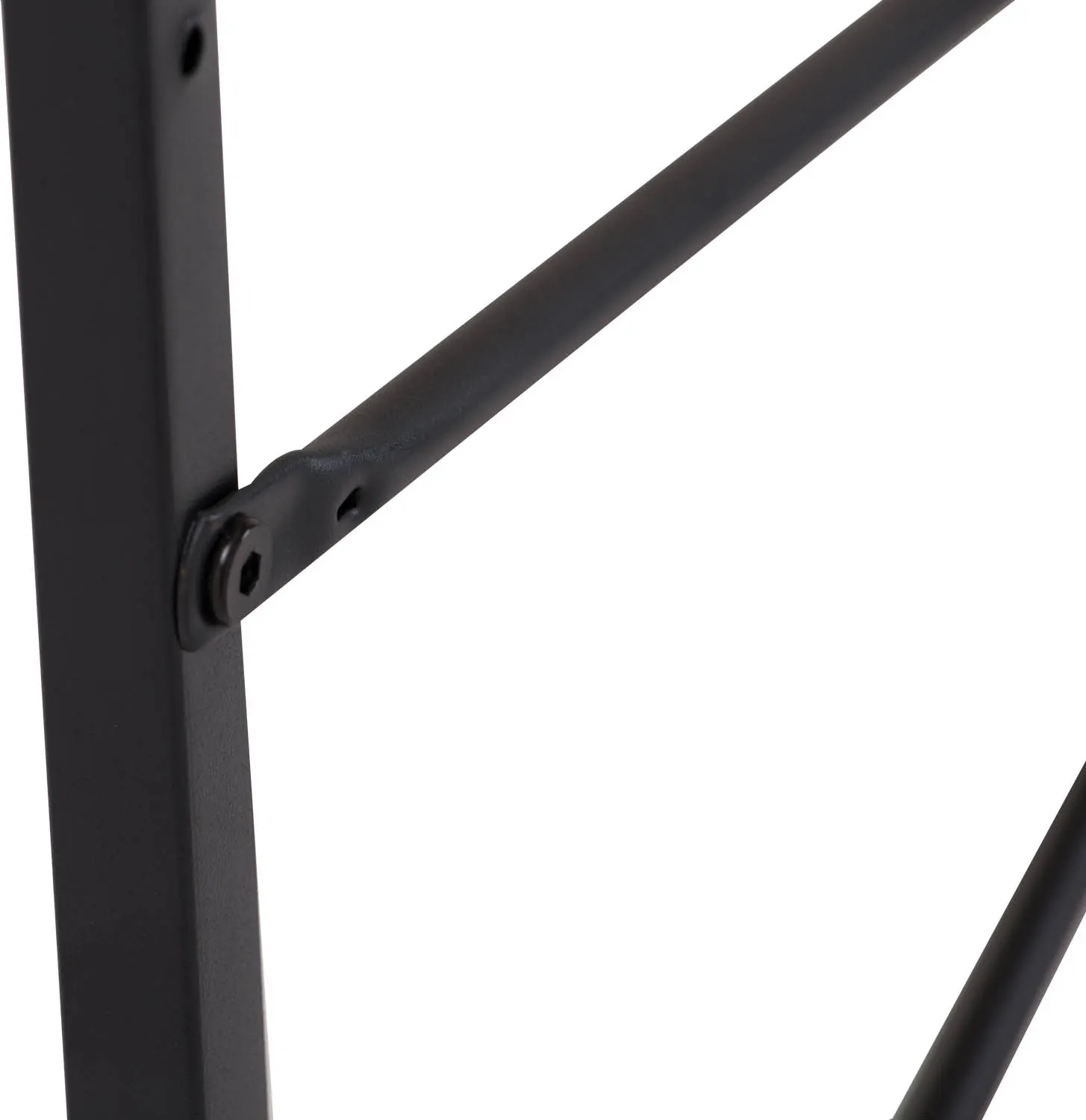Bradford Study Console Table 1m - Black, Oak - 12 - Black metal frame, sturdy construction, precise joints, ergonomic