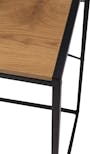 Bradford Study Console Table 1m - Black, Oak - 10