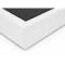 ESSENTIALS King Box Bed - White (Faux Leather) - 4