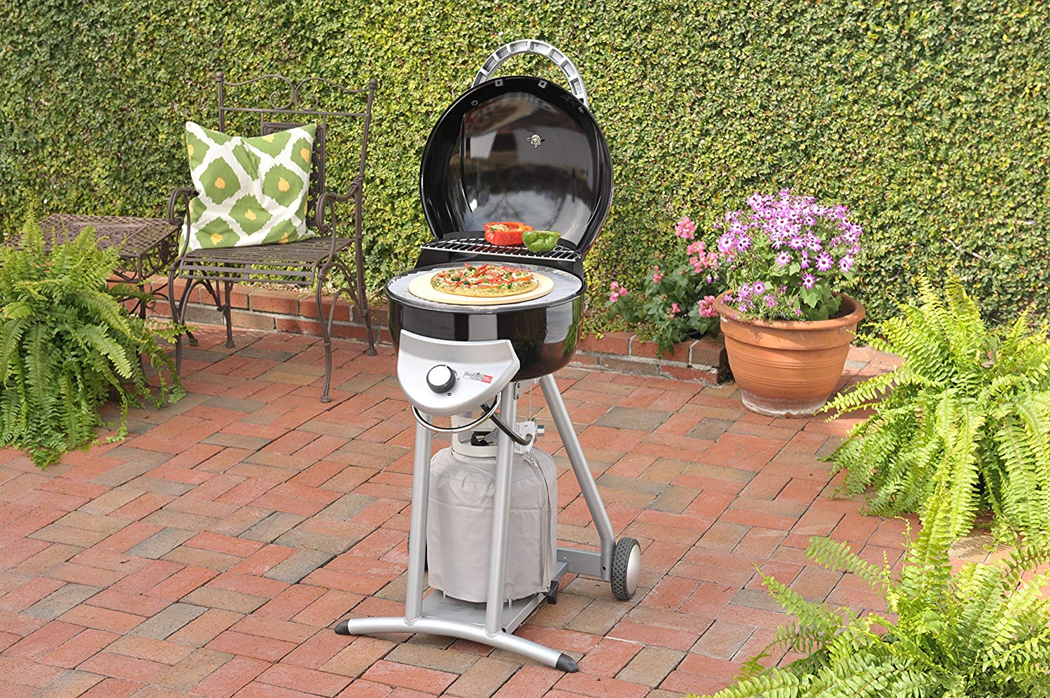 CharBroil TRUINFRARED Patio Bistro 240 Gas BBQ Grill Black, Char