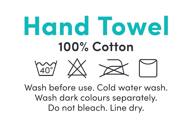 EVERYDAY Hand Towel - Charcoal - 4
