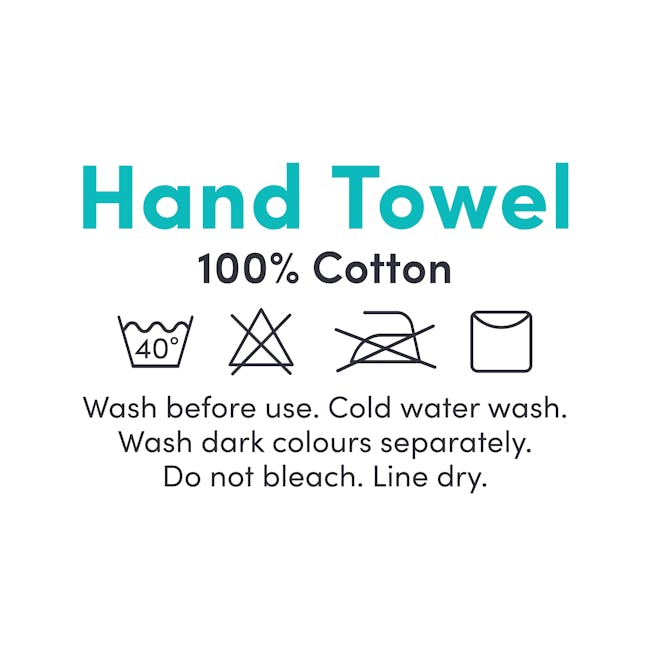 EVERYDAY Hand Towel - Charcoal - 4