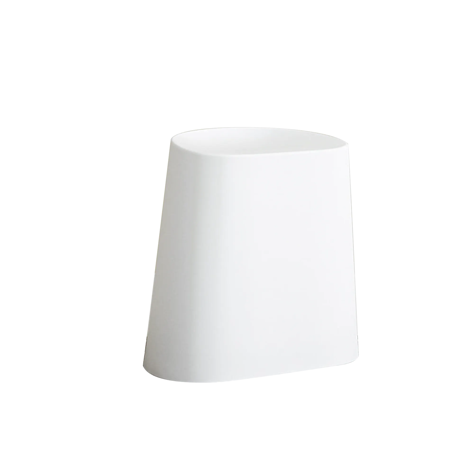 Poly Stackable Stool / Side Table - White