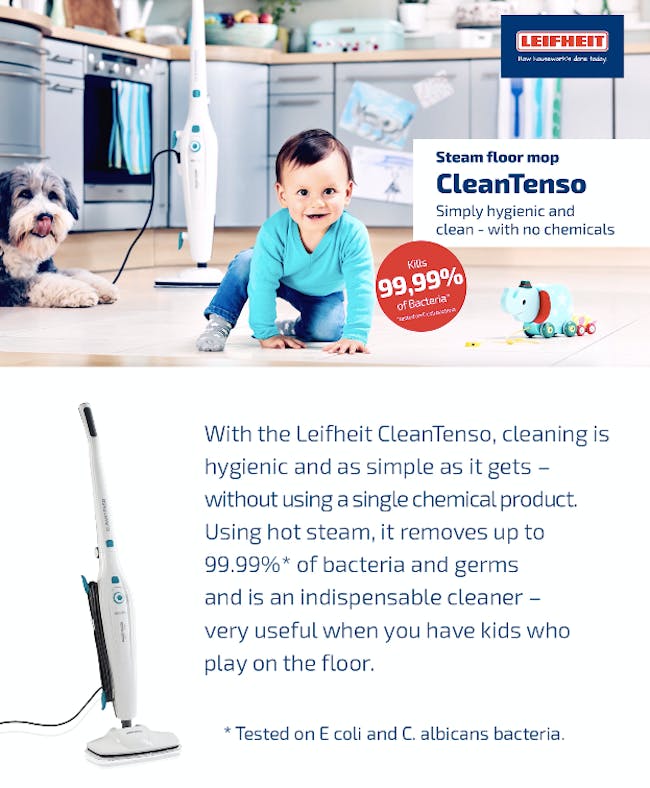 Leifheit Handheld Portable Steam Mop Steam Cleaner - 3