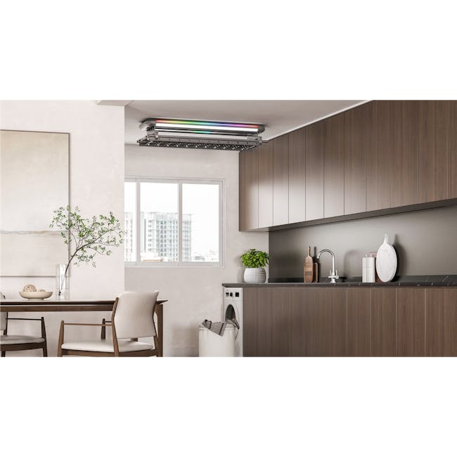 GoodLiving Platinum Pro Ultra Laundry Rack - Ceramic White - 11