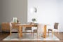 Meera Extendable Dining Table 1.6m-2m - Natural, Taupe Grey - 1