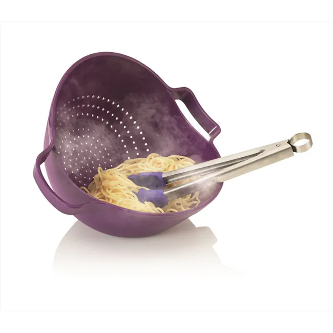 ZEAL Drain and Serve Colander - Green - 3