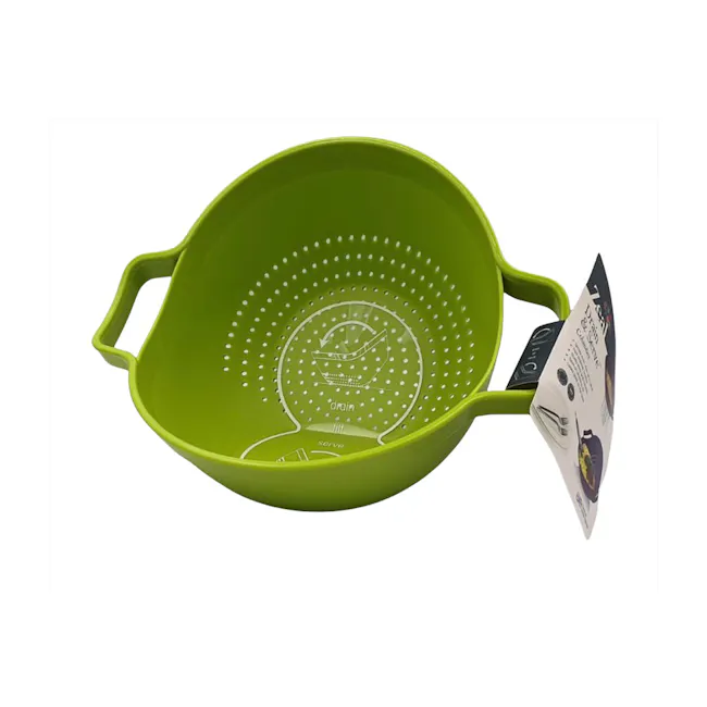 ZEAL Drain and Serve Colander - Green - 1