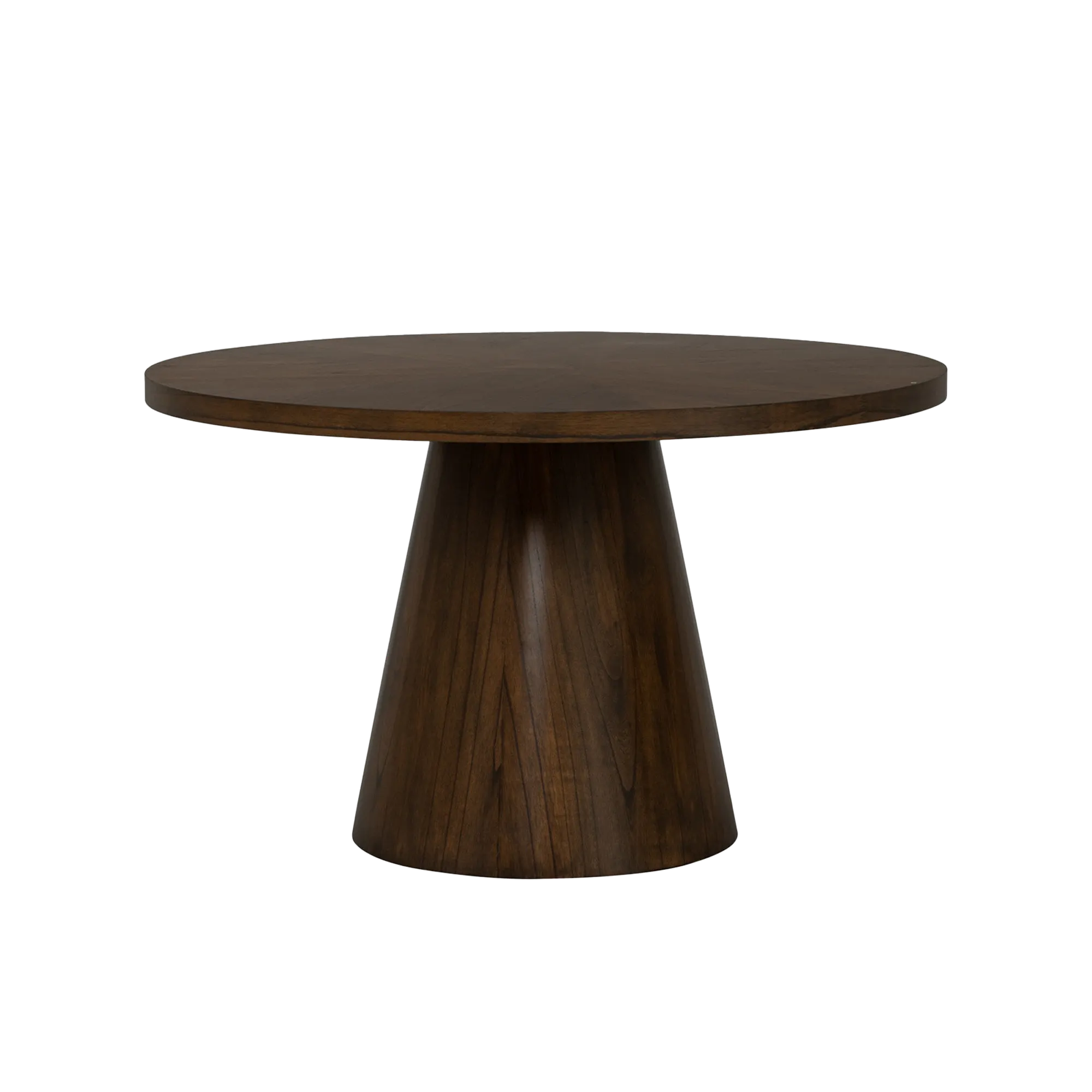 (As-is) Allen Round Dining Table 1.2m - Walnut