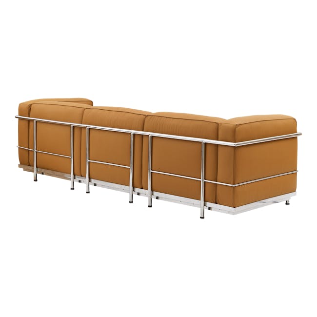 Lambert 3 Seater Sofa - Tan (Genuine Cowhide) - 3