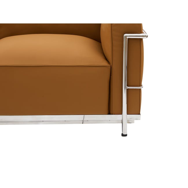 Lambert 3 Seater Sofa with Lambert 2 Seater Sofa - Tan (Genuine Cowhide) - 6