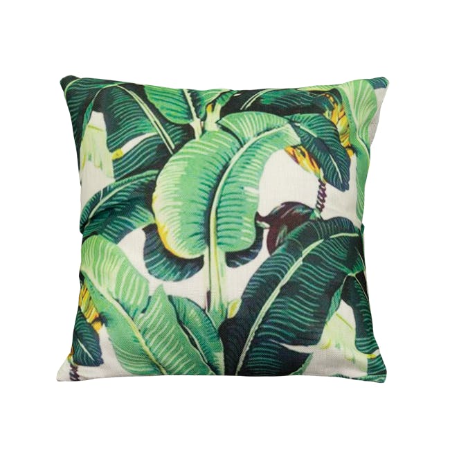 Botanical Cushion Cover - Banana Leaves - 0