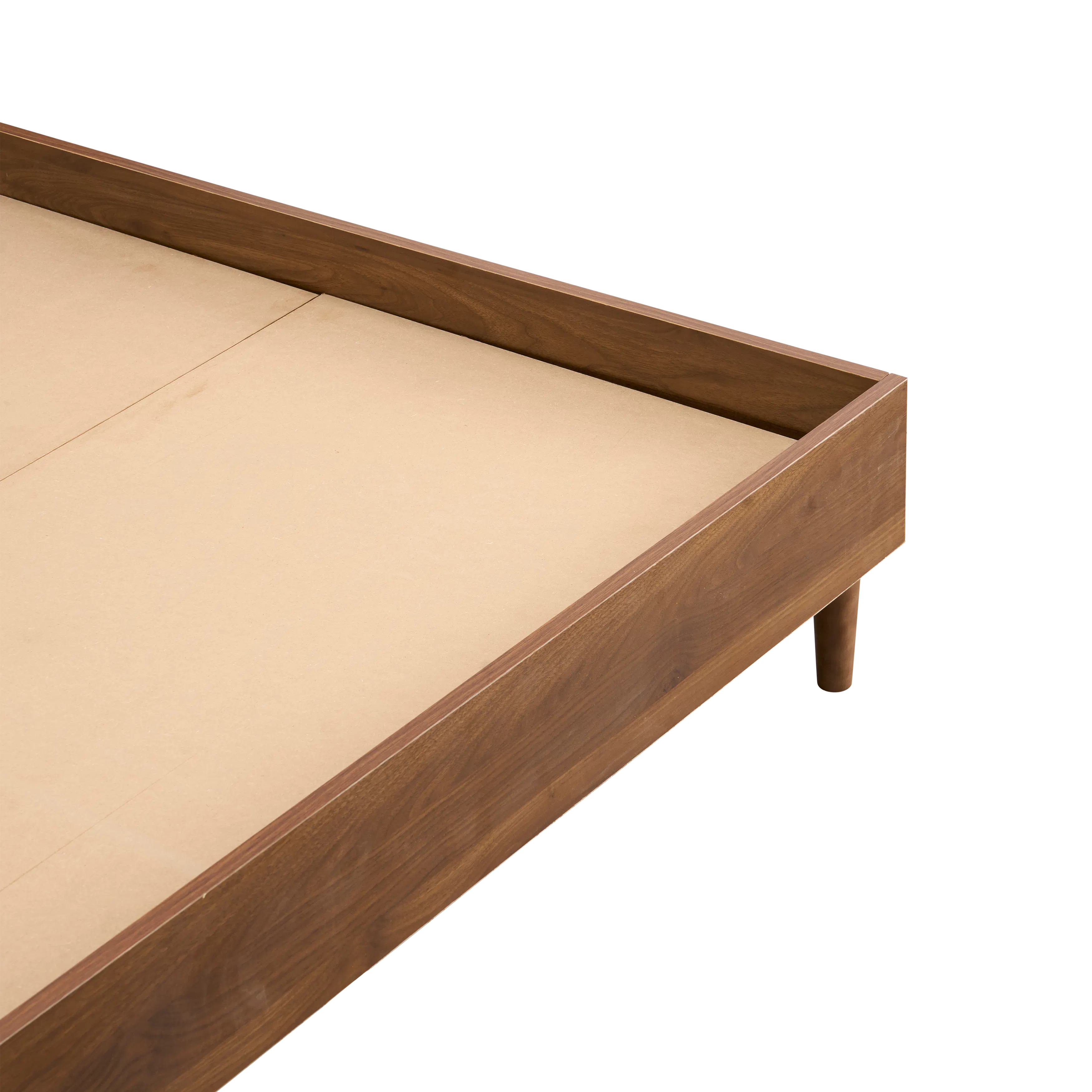 Landon King Bed - Walnut, Dark Grey - 10