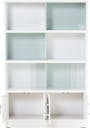 Harry Glass Cabinet - White - 5