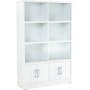 Harry Glass Cabinet - White - 3