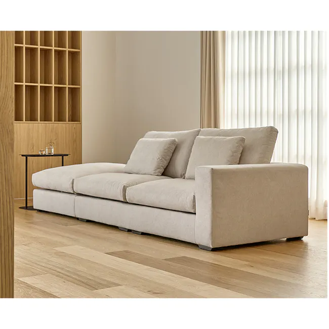 Oxford Ottoman - Grey, Down Feathers - 21