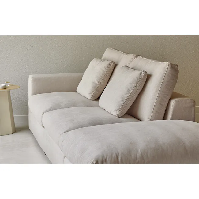 Oxford Ottoman - Grey, Down Feathers - 10