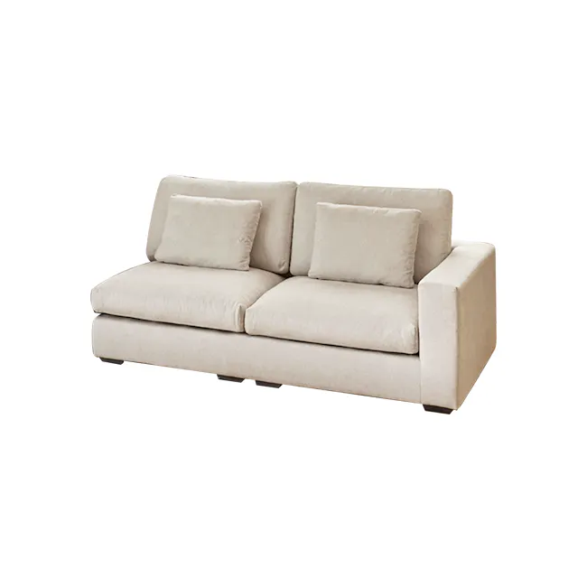 Oxford Ottoman - Grey, Down Feathers - 32