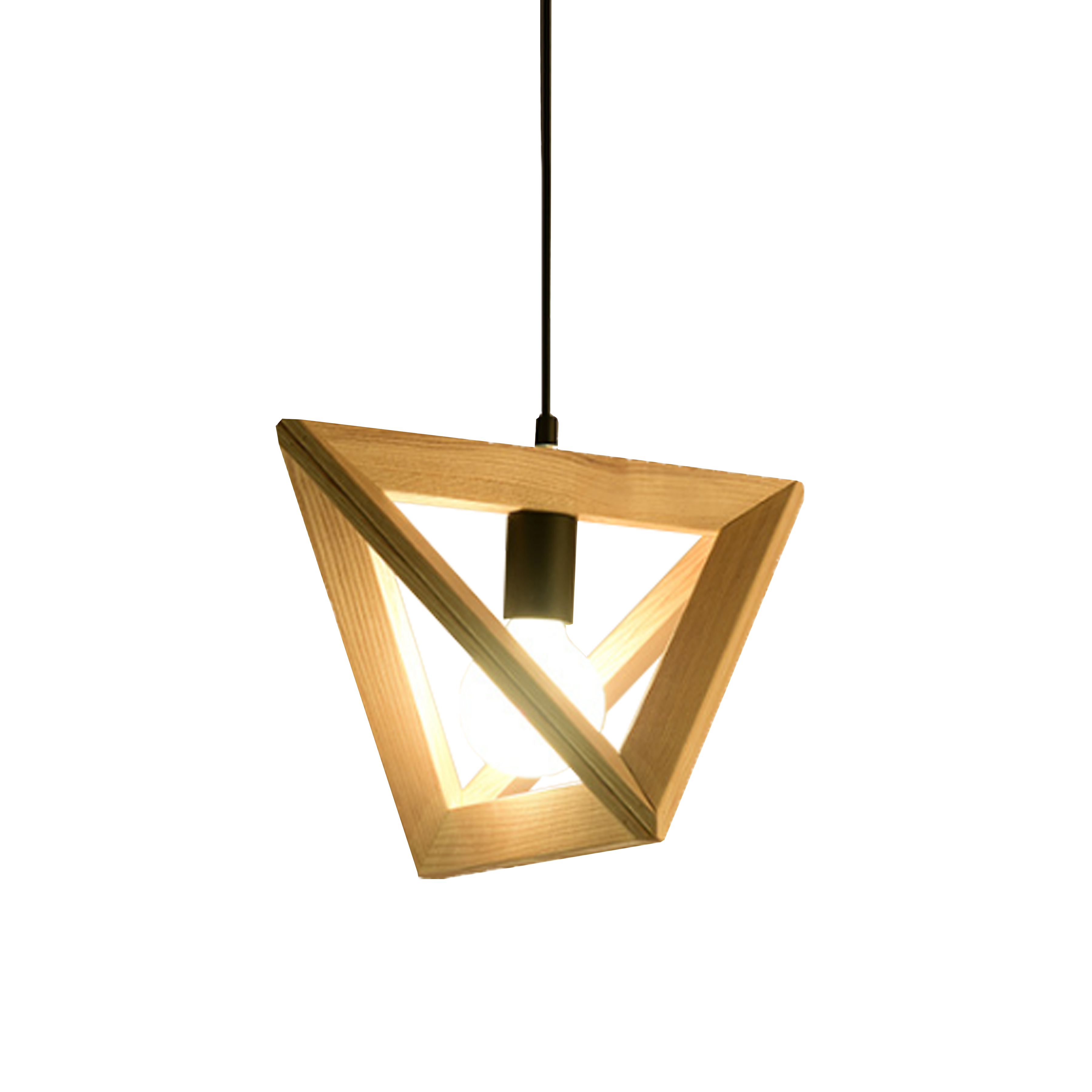 triangle hanging light