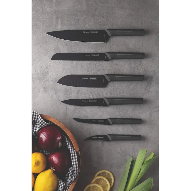 Tramontina Nygma 6" Utility Knife - 3 - Knife sharpness, kitchen utensil, culinary tools, knife sharpener, knife sharpening