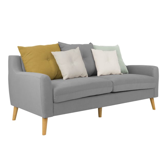 Evan 3 Seater Sofa with Evan Armchair - Slate - 2