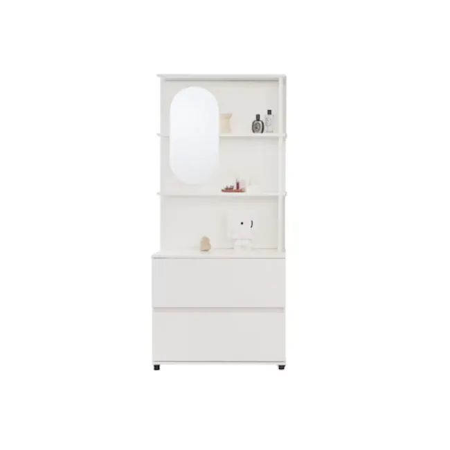 (As-is) Saffron Dressing Table Stand with Open Shelves - 1