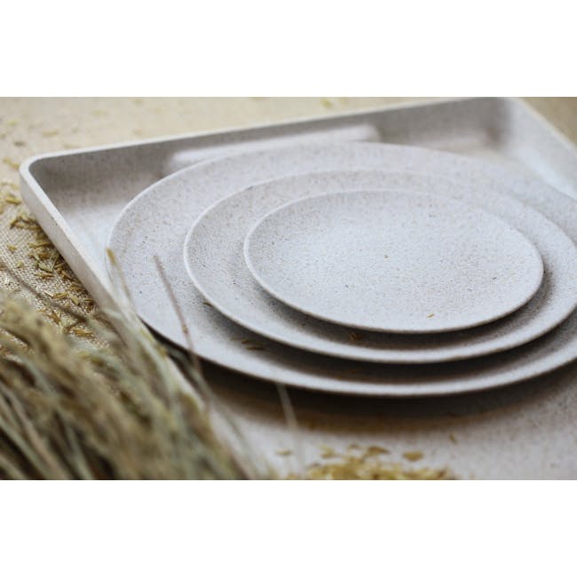 Sonite Husk Side Plate 15cm - Charcoal (Set of 4) - 2