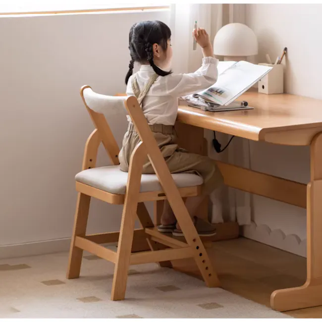 Micah Kids Adjustable Chair - Beige - 2