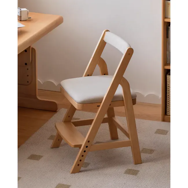 Micah Kids Adjustable Chair - Beige - 4