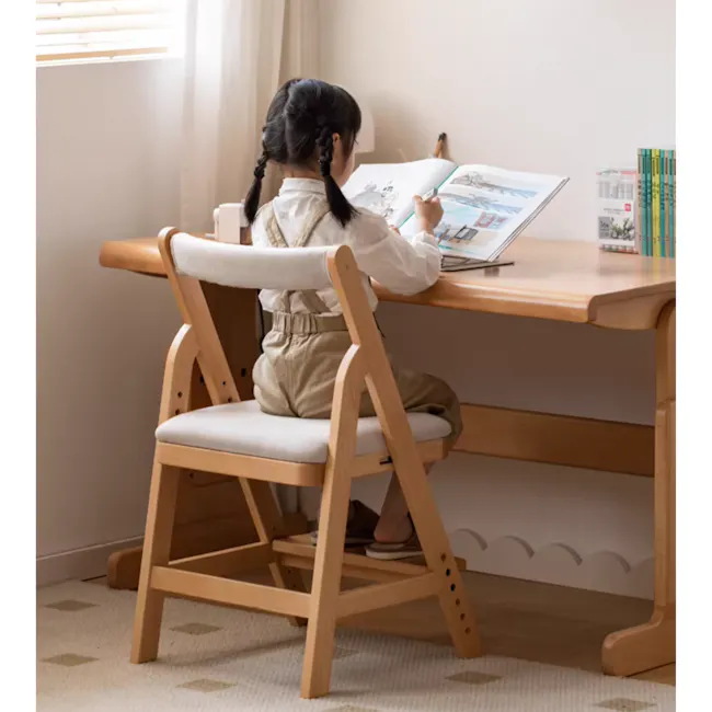 Micah Kids Adjustable Chair - Beige - 9