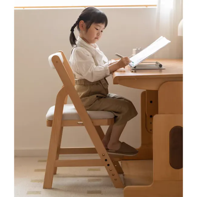 Micah Kids Adjustable Chair - Beige - 11