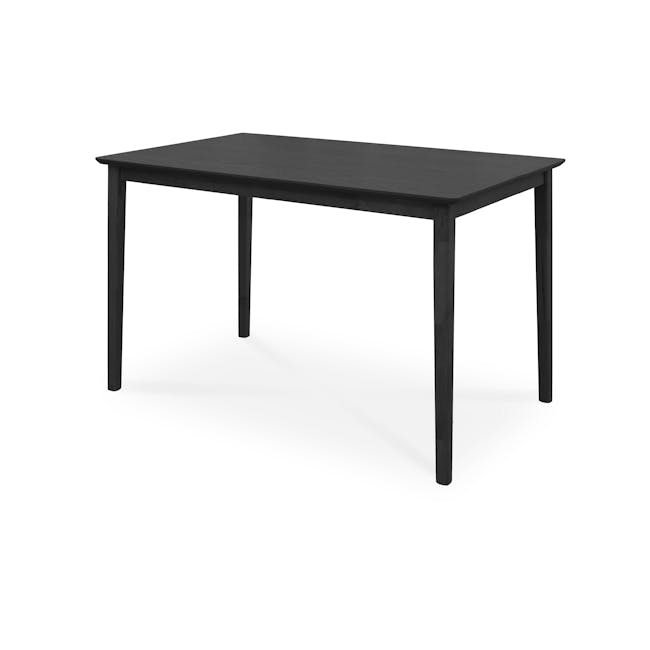(As-is) Koa Dining Table 1.2m - Black Ash - 0