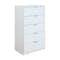 Hailey 5 Drawers Chest - White - 5