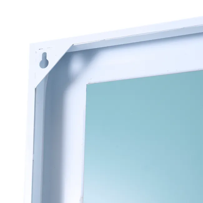 Elva Wavy Edge Floor Mirror 110 x 180 cm - White - 6
