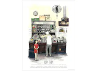 Singapore Yesteryear Kopi Tiam Poster 30 x 40cm