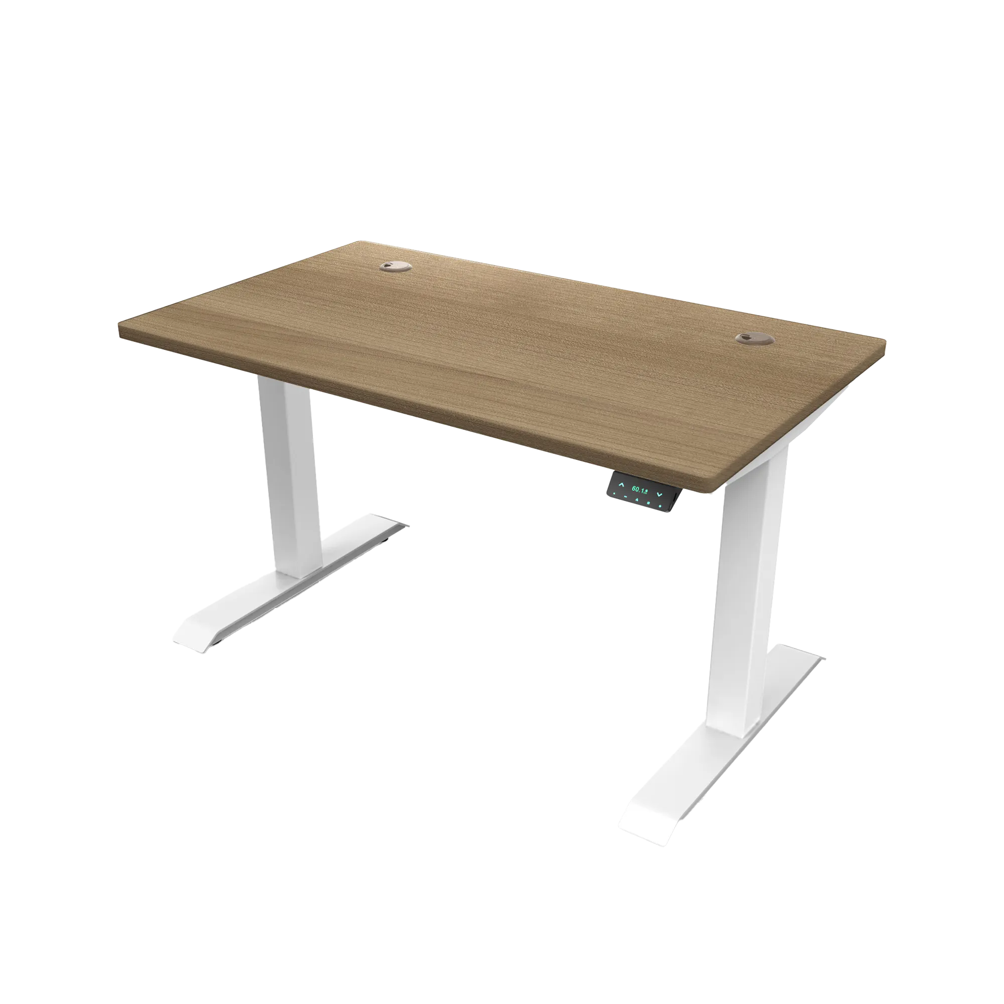 Signature Standing Desk 1.2m - White, Cherry Cappuccino