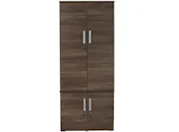 Naya 4 Door Wardrobe with Locks - Oak