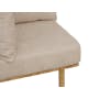 Nara L-Shape Sofa with Side Table - Beige - 12