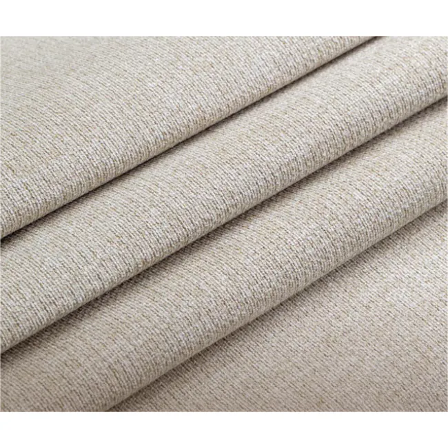 Mariel Lounge Sofa Bed - Gravel White - 12 - Hand-woven beige fabric, textured surface, intricate weave, soft and
