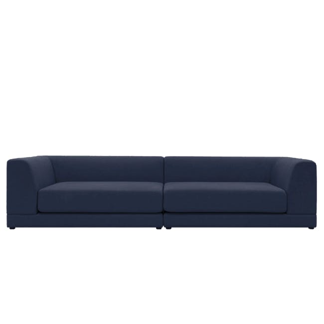 Abby 4 Seater Lounge Sofa - Navy - 0
