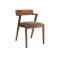 Clarkson Dining Table 1.8m in Cocoa with 4 Imogen Dining Chairs in Chestnut - 11