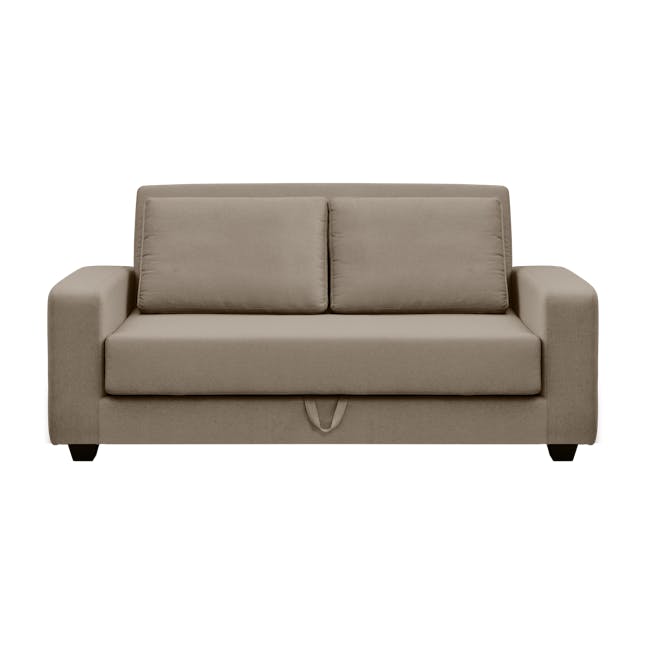 Karl 2.5 Seater Sofa Bed - Taupe - 0
