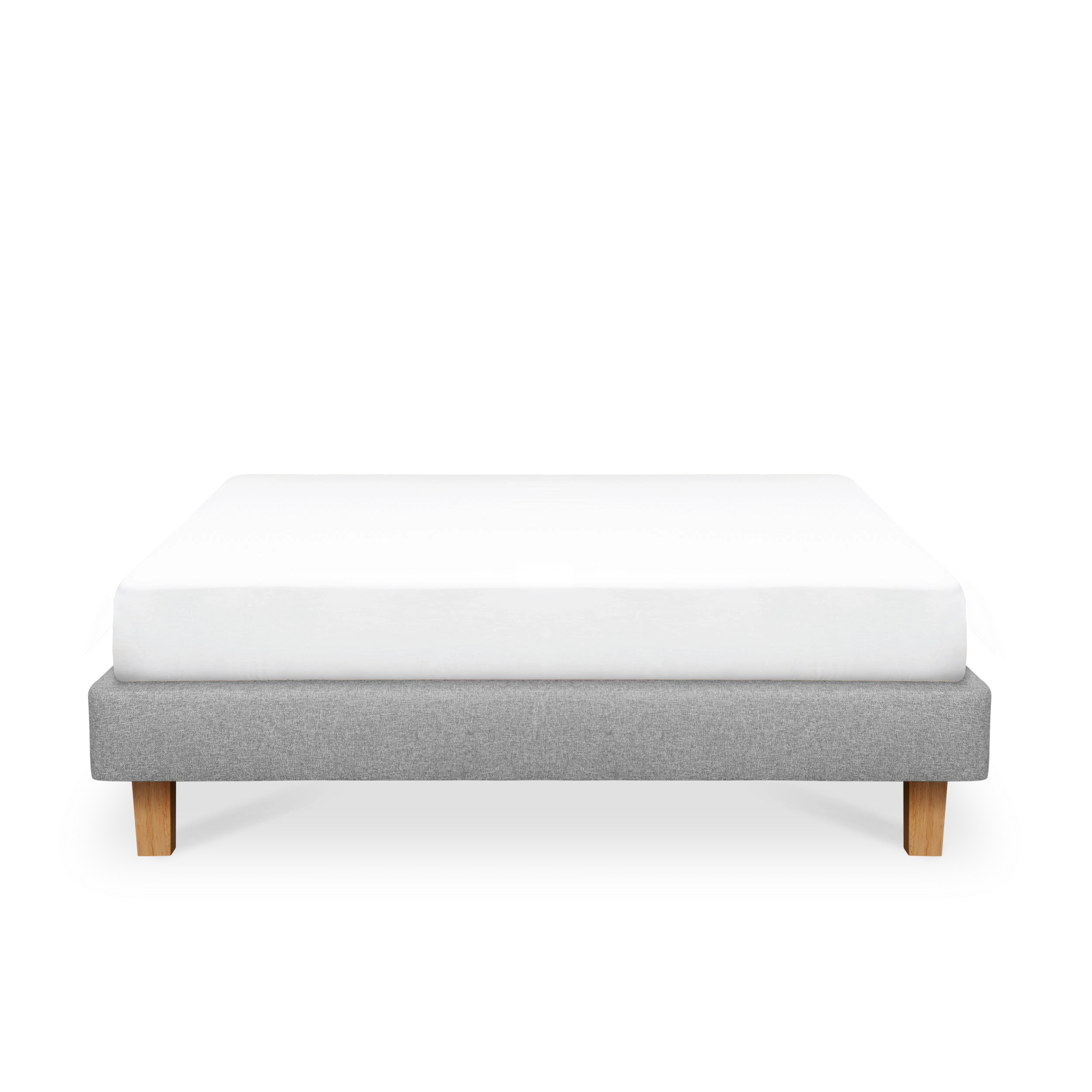 ESSENTIALS Queen Divan Bed - Snow (Faux leather) - 7