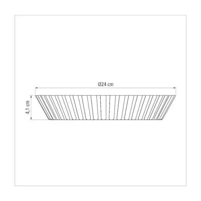 Tramontina Brasil 24cm Tart Pan - Black - 3 - Rectangular tray, 24 cm width, 41 cm height, flat surface, industrial design