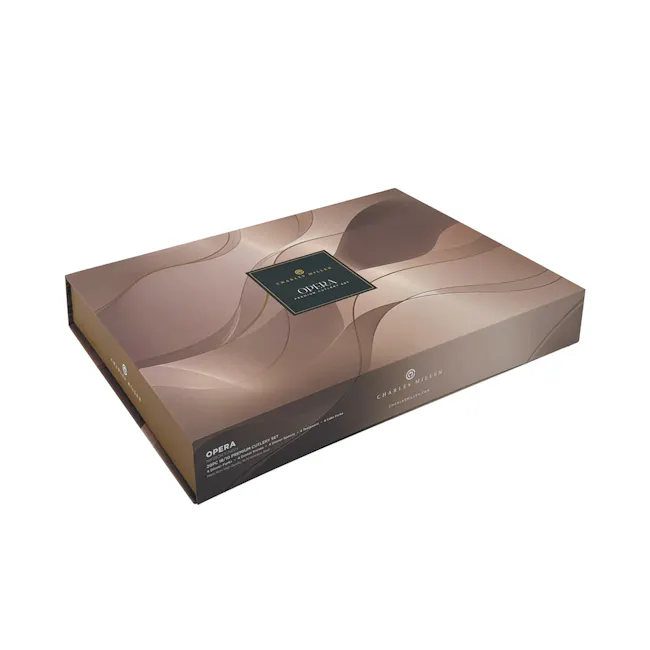 Charles Millen Signature Collection OPERA 20pc Cutlery Set in Gift Box- Antique Bronze - 4