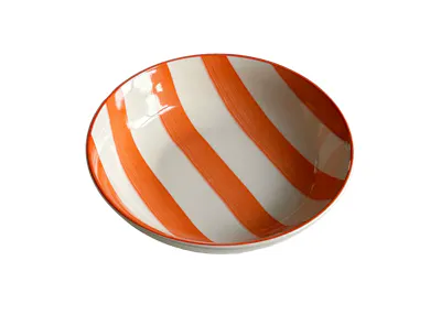 Circus Ceramic Deep Plate 20.5cm - Orange