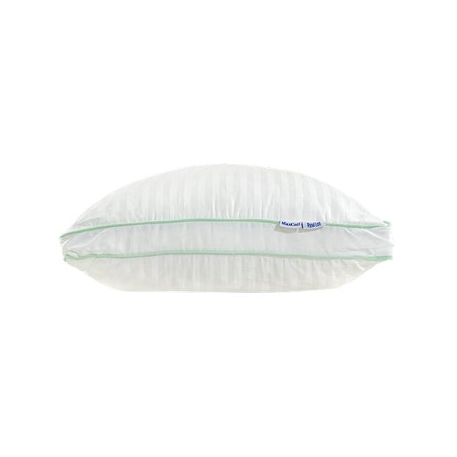 MaxCoil Panel Loft 7 Hole Fibre Fill Pillow - 6 - White, cushion, pillow, inflatable, latex, latex pillow, latex mattress