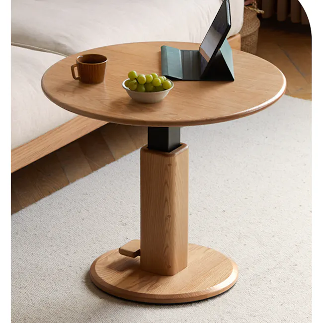 Wode Adjustable Round Coffee Table 0.7m - 8